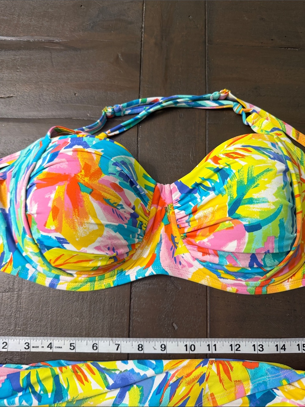 Bleu Rod Beattie Bright Tropical Two-Piece Bikini Set - Multicolor Floral - Picture 7 of 11